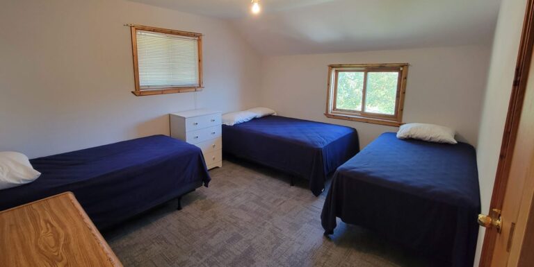 Cozy sleeping quarters!