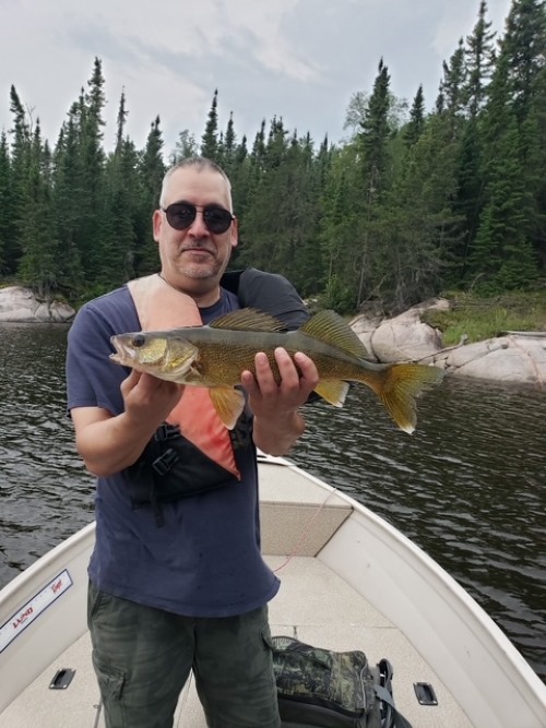 Breezy afternoon fishing all day, every day at Separation Lake Lodge